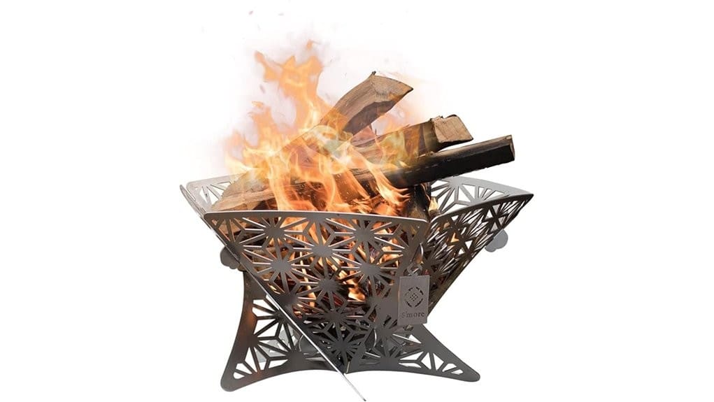 portable assembled camping firepit